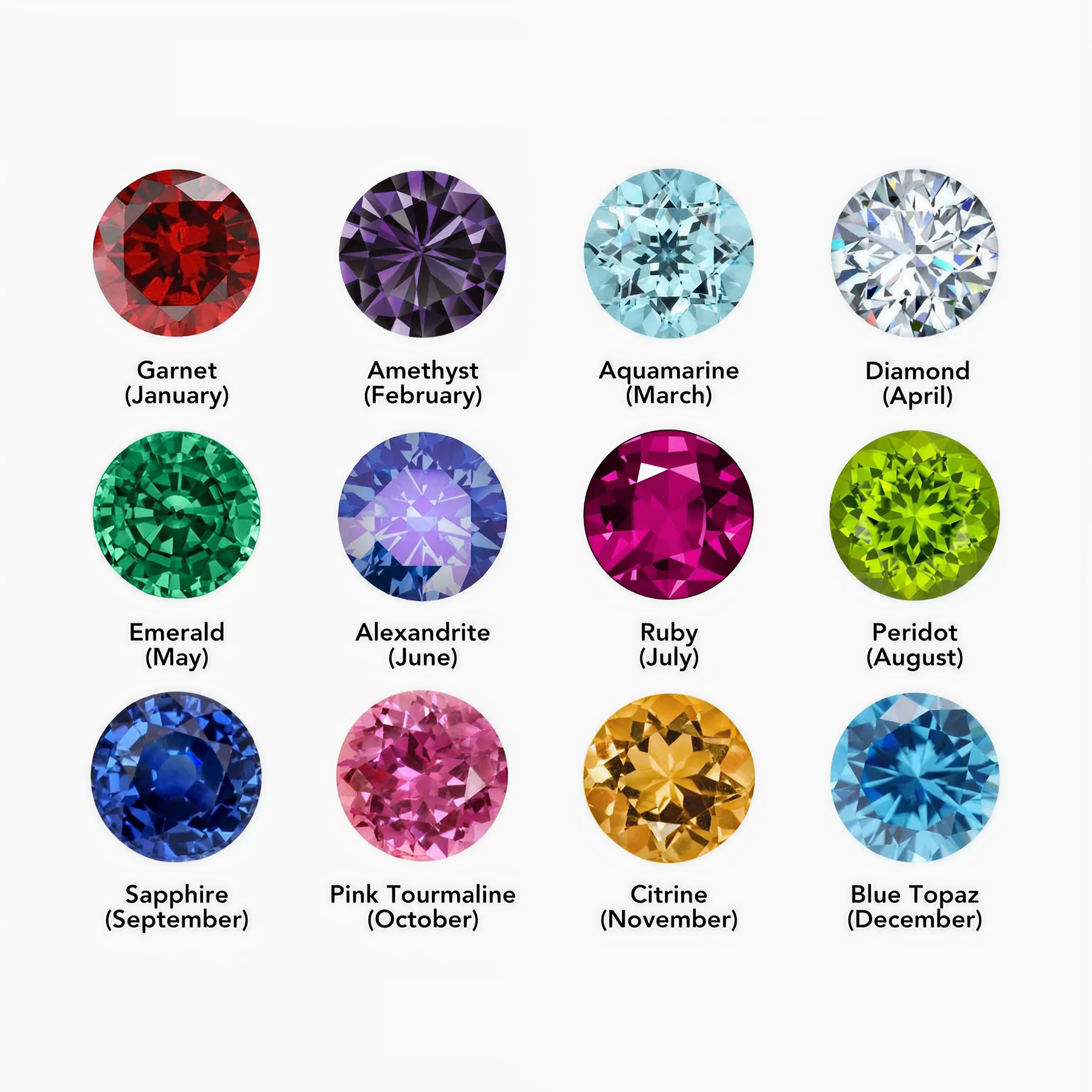 Pulsera AX con eslabón, cruz y piedra natal