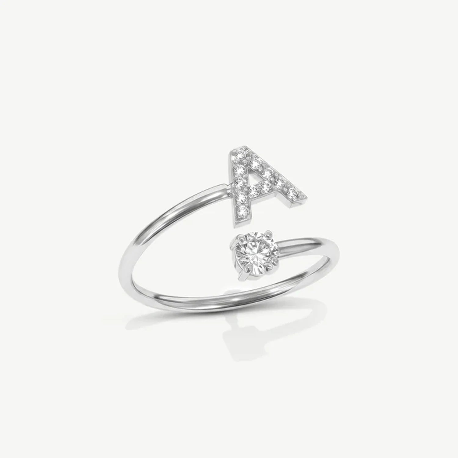 Anillo con Inicial Ajustable